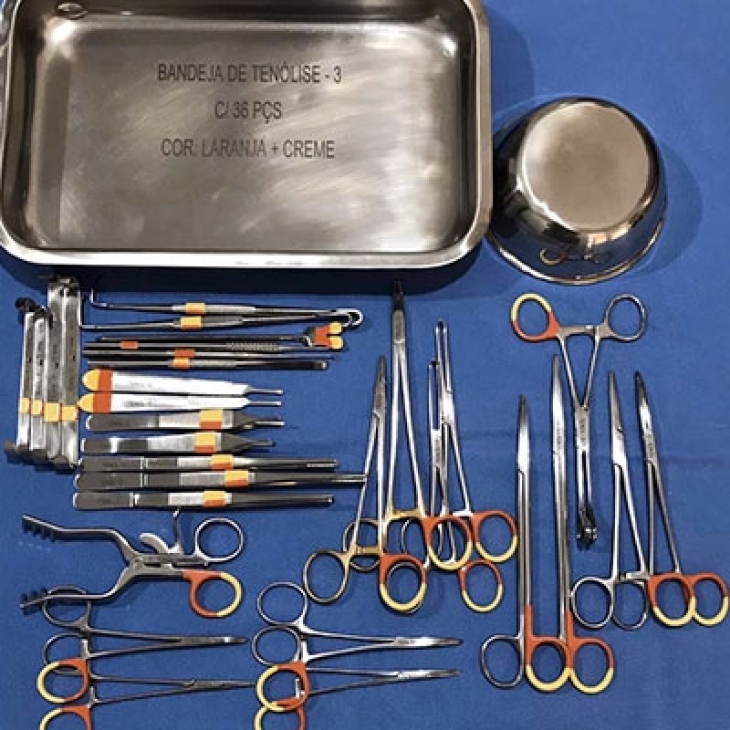 Manutenção de instrumentos cirúrgicos